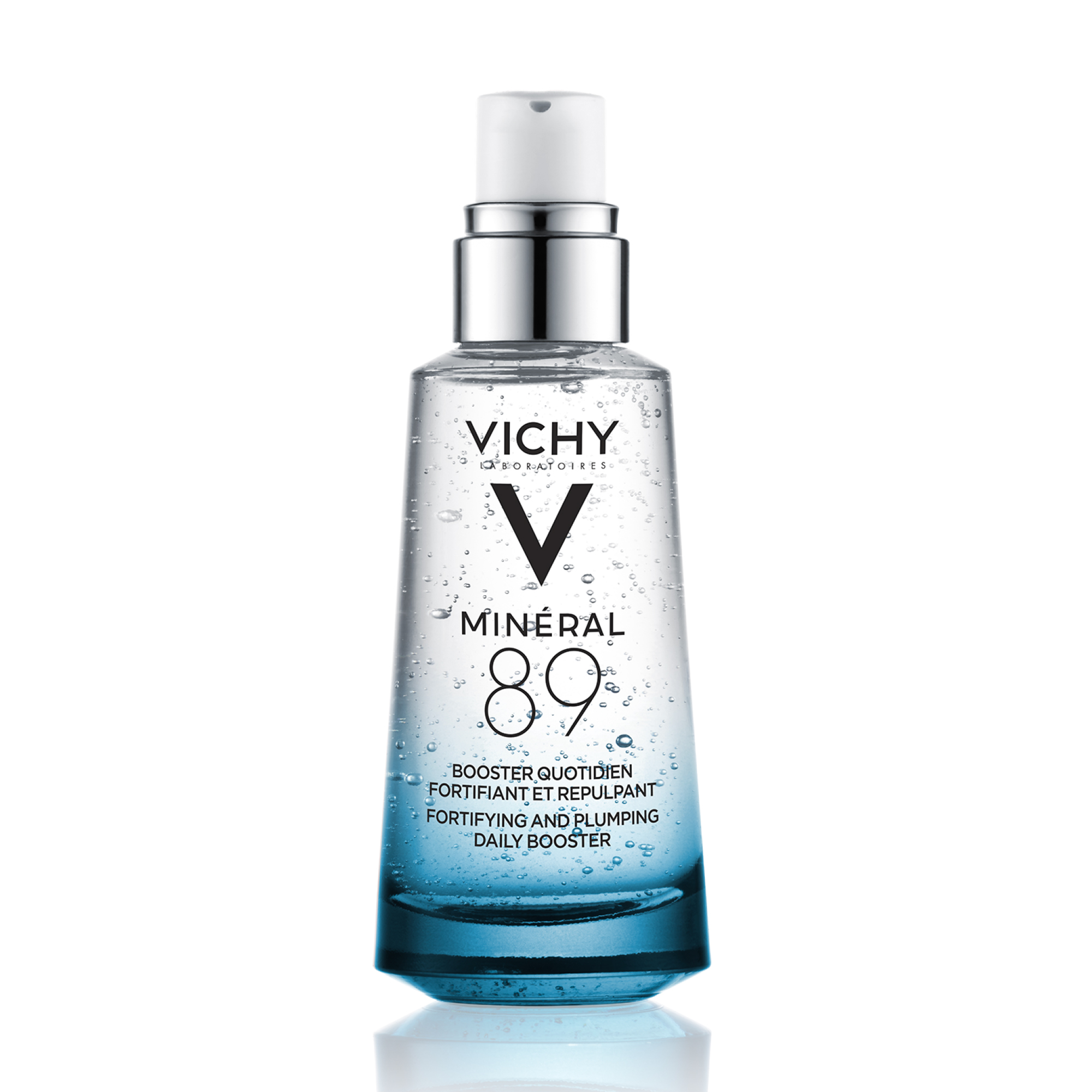 Vichy Mineral 89  Booster quotidiano fortificante e rimpolpante con acido ialuronico 50 ml