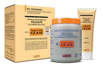Guam Fango Alga 1Kg+ Gel Fango Rassodante Anticellulite 250 Ml