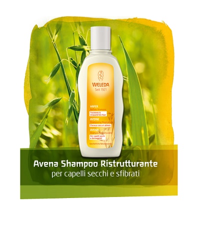 Weleda Avena Shampoo Ristrutturante Per Capelli Secchi 190 ml