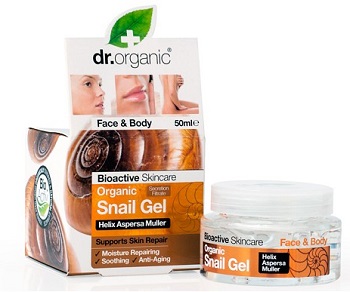 Dr. Organic Snail Gel Alla Bava di Lumaca Filtrata Viso&Corpo 50 ml
