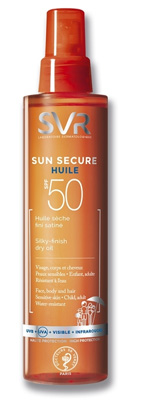 SVR Sun Secure Olio protezione solare SPF50+ per viso corpo e capelli 200ml