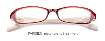 Corpootto Parisien Rosso Avorio Occhiali Per Lettura +1,00