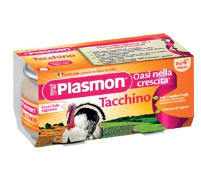 Plasmon Omogenizzato Tacchino 2 Vasetti da 80 g