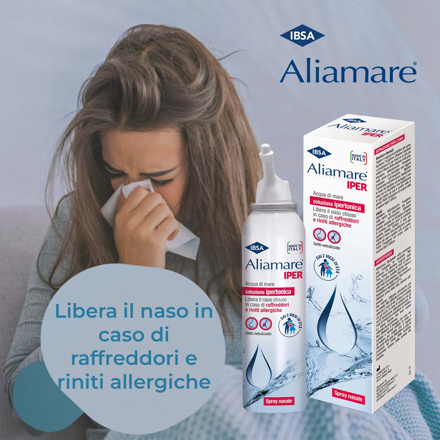 Aliamare Iper Spray Soluzione Ipertonica 125 ml