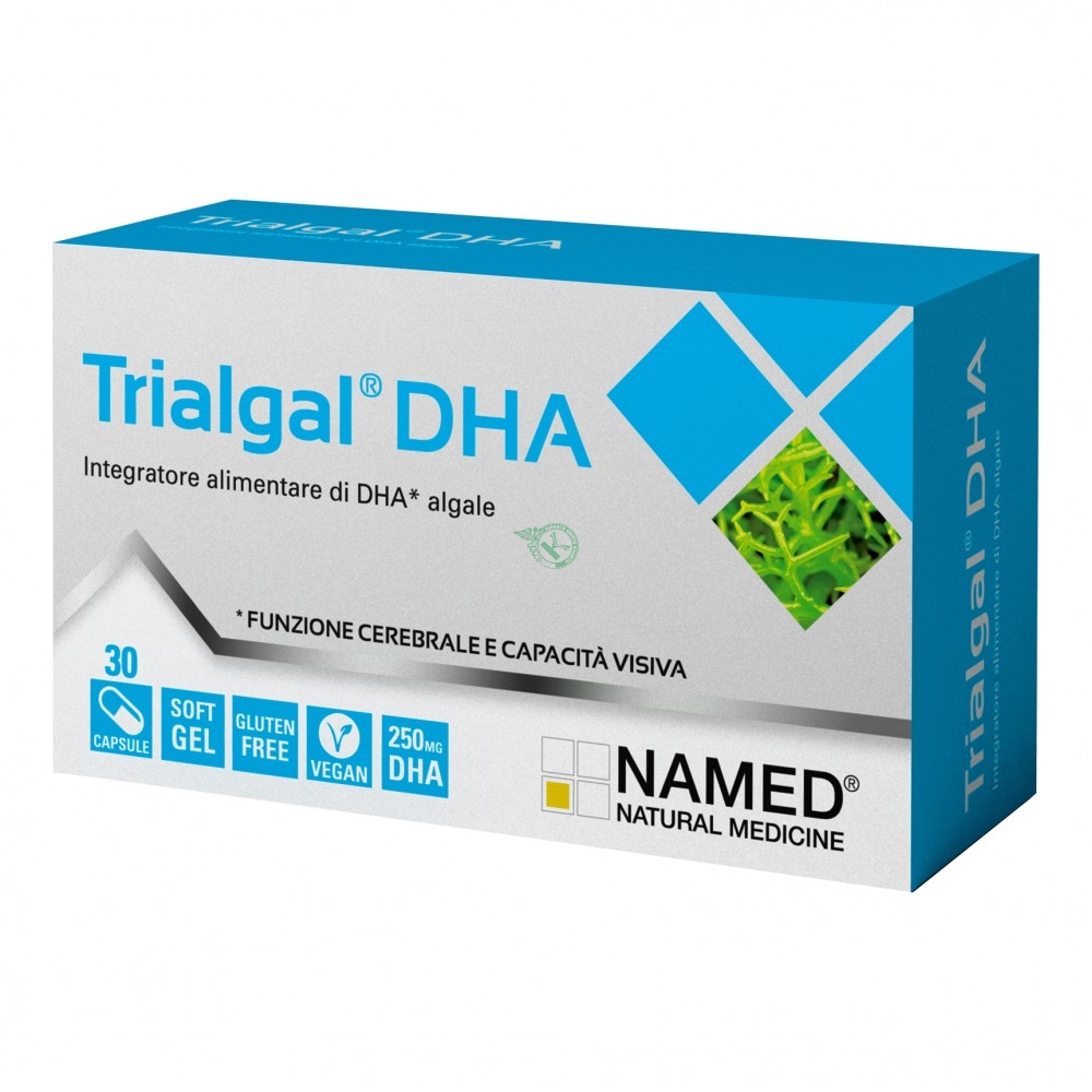 Trialgal DHA Integratore funzionalità cardiaca e cerebrale 90cps soft gel