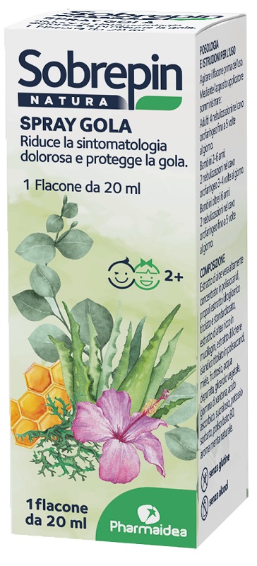 SOBREPIN NATURA GOLA SPRAY 20ML CON ESTRATTI NATURALI