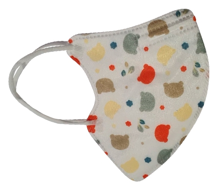 MASCHERINA bambino bianca orsetto con valvola DISPONIBILITA' IMMEDIATA