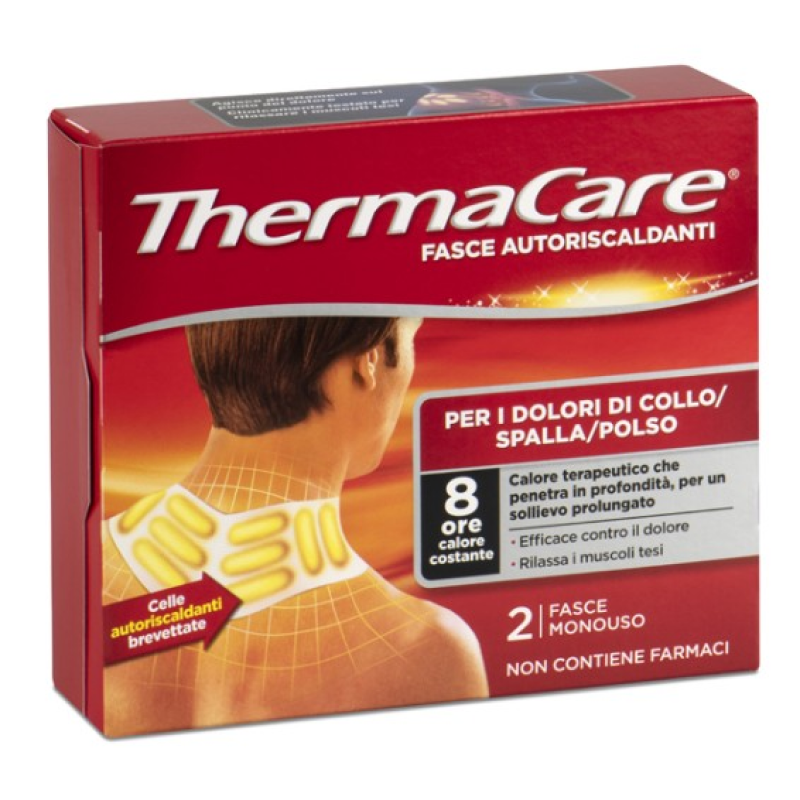 ThermaCare - Fasce autoriscaldanti per dolori di collo, spalla, polso - 2 pezzi