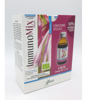 Aboca  IMMUNOMIX PLUS Sciroppo Bambini E Adulti 210g CONFEZIONE PROMO 1+1