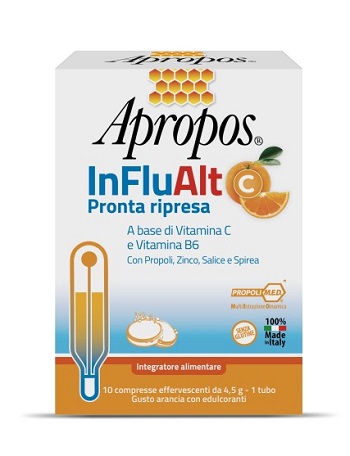 Apropos InFluAlt C Pronta Ripresa Integratore di Vitamine 10 Compresse Effervescenti
