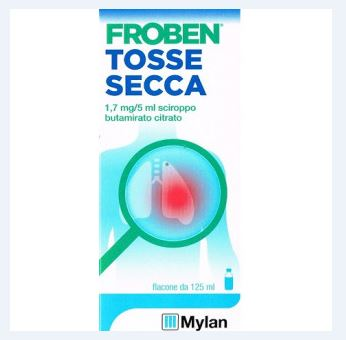 Froben Tosse Secca Sciroppo 1,7 mg/5 ml Butamirato 125 ml