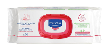 Mustela Salviettine Detergenti Lenitive Per il Cambio 70 Pezzi