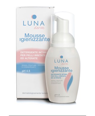 Lunaderm Mousse Igienizzante Detergente Intimo 150 ml