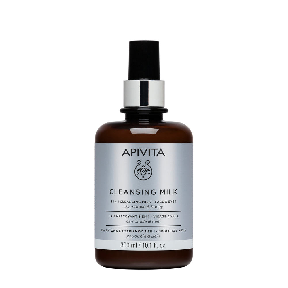 APIVITA - Latte Detergente 3 in 1 per Viso e Occhi 