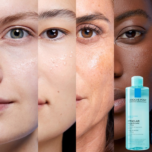 La Roche-Posay Effaclar Detergente Viso Acqua Micellare per pelle mista, grassa o a tendenza acneica 400 ml