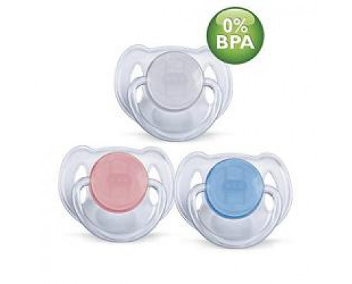 Avent succhietto trasparente 6-18 mesi 2 pezzi