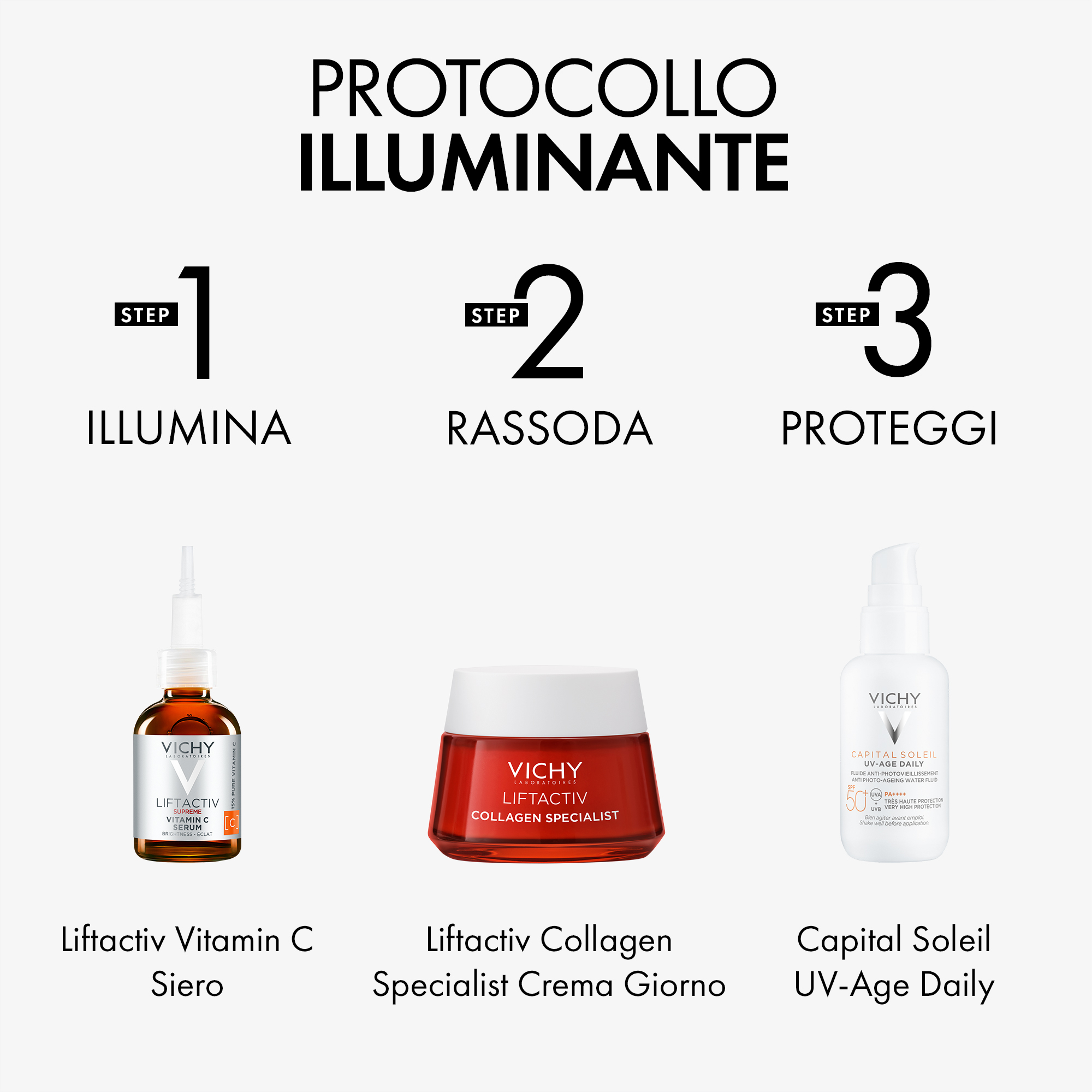 Vichy Liftactiv Siero Illuminante con 16% Vitamina C Pura per una pelle giovane e radiosa 20ml