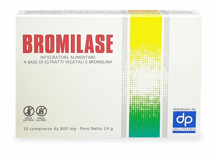 Bromilase Integratore di Bromelina 30 Compresse