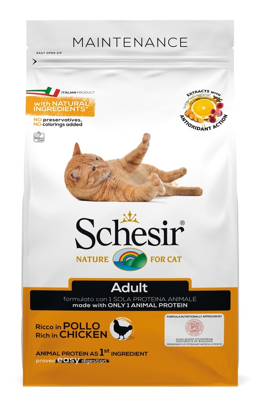 SCHESIR CAT DRY MANT POLL1,5KG