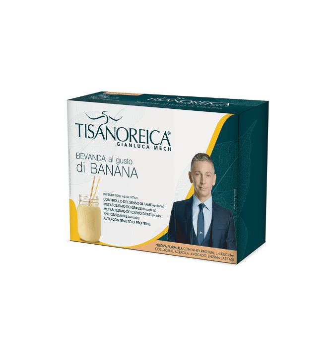 Tisanoreica  Bevanda al gusto Banana 4 bustine da 28 g