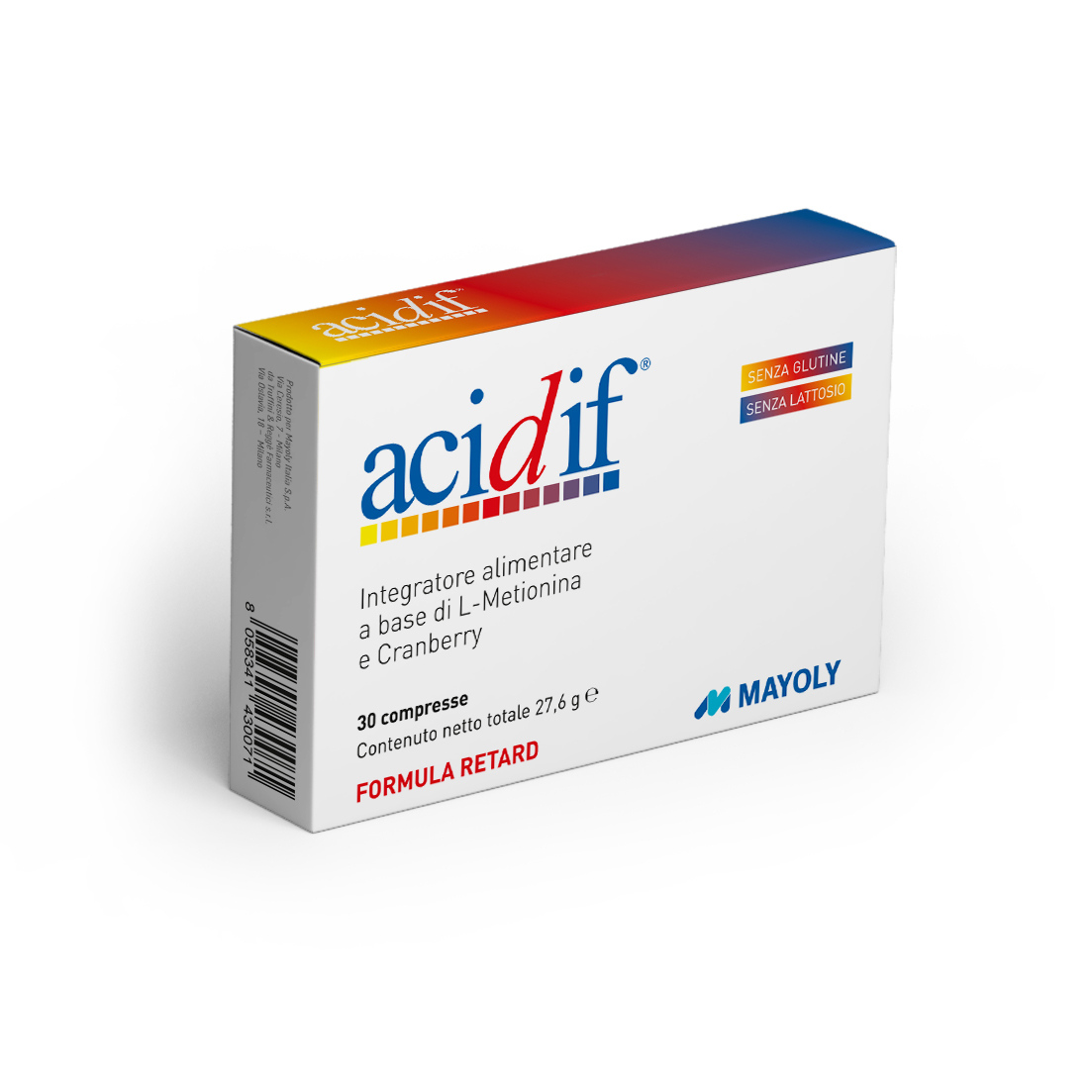 Acidif - Integratore per il benessere delle vie urinarie - 30 compresse