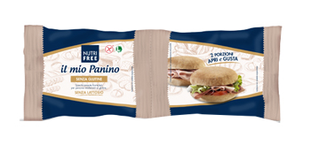 Nutri Free Il Mio Panino Pane Senza Glutine Senza Lattosio 120 gr