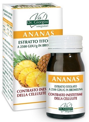 Dr. Giorgini Ananas Estratto Titolato integratore alimentare drenante 60 pastiglie