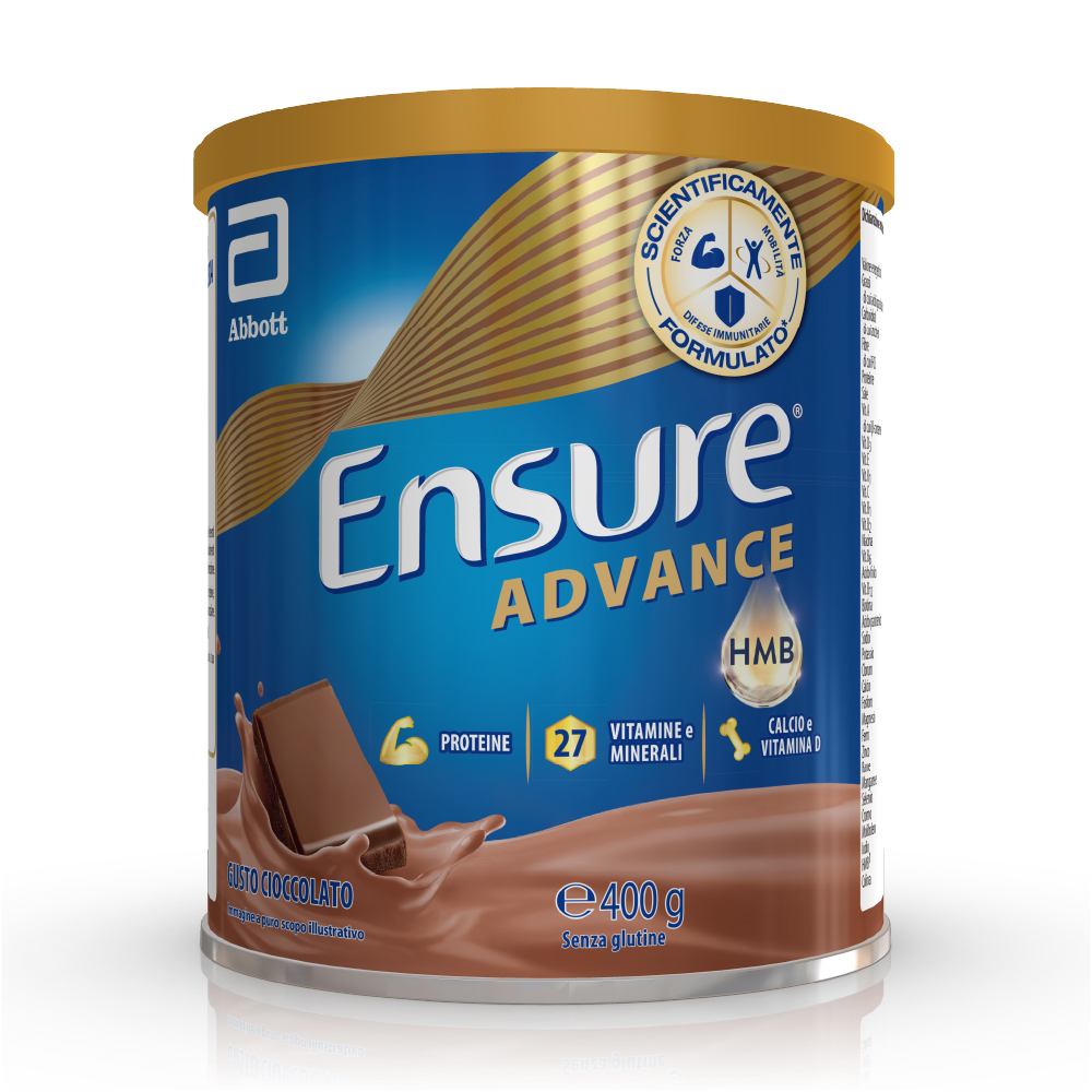 Ensure® Advance Integratore in polvere forza & energia 400g Cioccolato