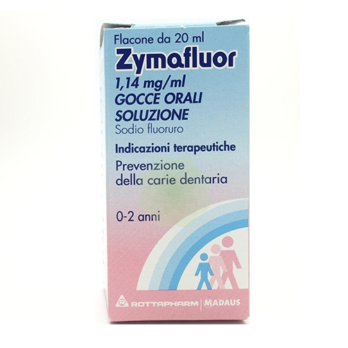 Zymafluor 1,14 mg/ml Sodio Fluoruro Prevenzione Carie Gocce 20 ml 