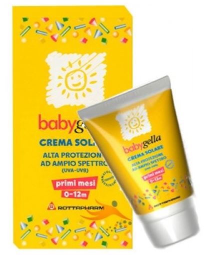 Babygella Solari Crema Primi Mesi 0-12m Protezione Solare Viso e Corpo 50 ml