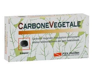 Pool Pharma Carbone Vegetale Integratore Digerente 40 Compresse