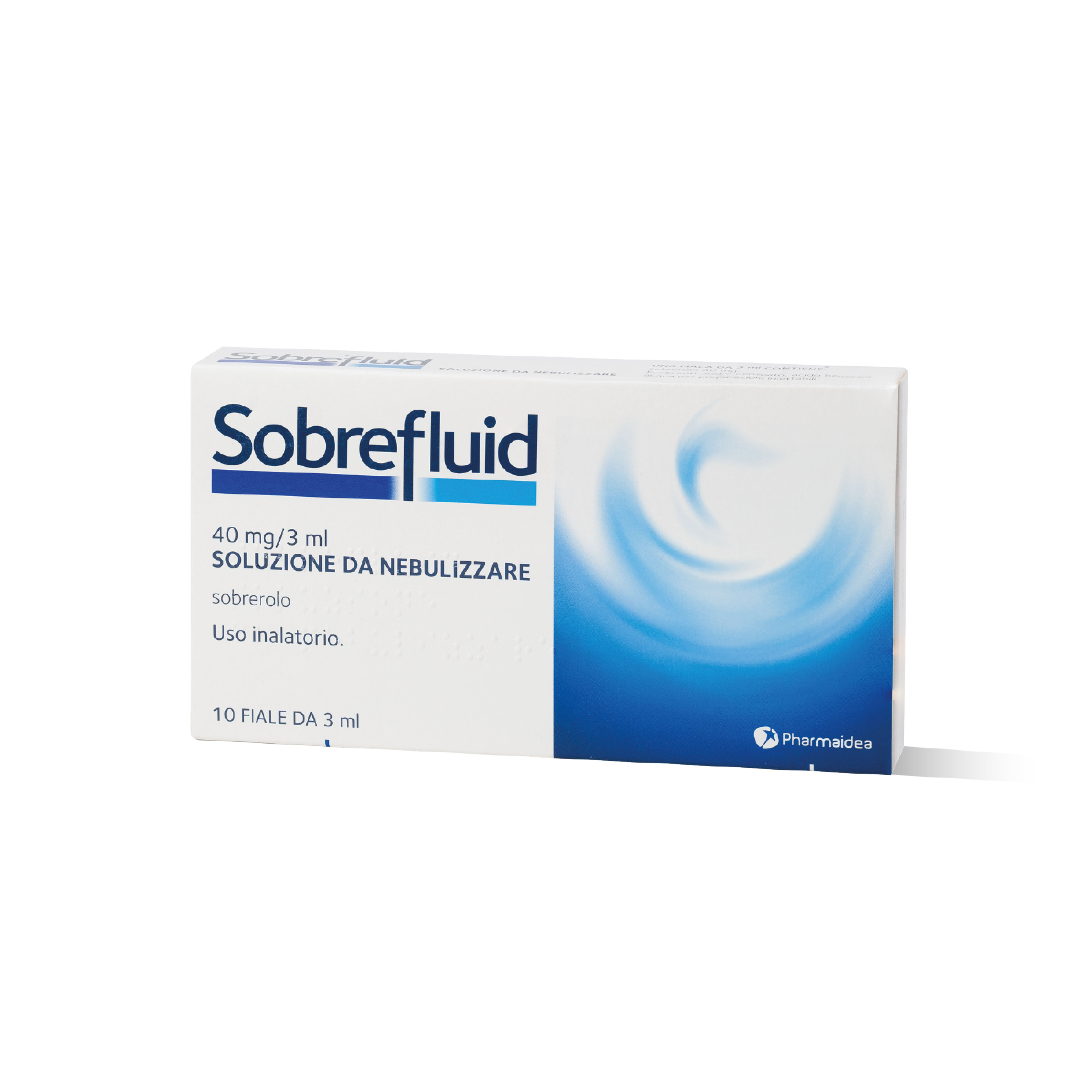 SOBREFLUID SOLUZIONE DA NEBULIZZARE PER AEROSOL 10 FIALE 40 MG/3 ML