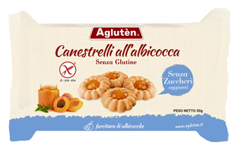 AGLUTEN Canestrelli Albicocca 200g
