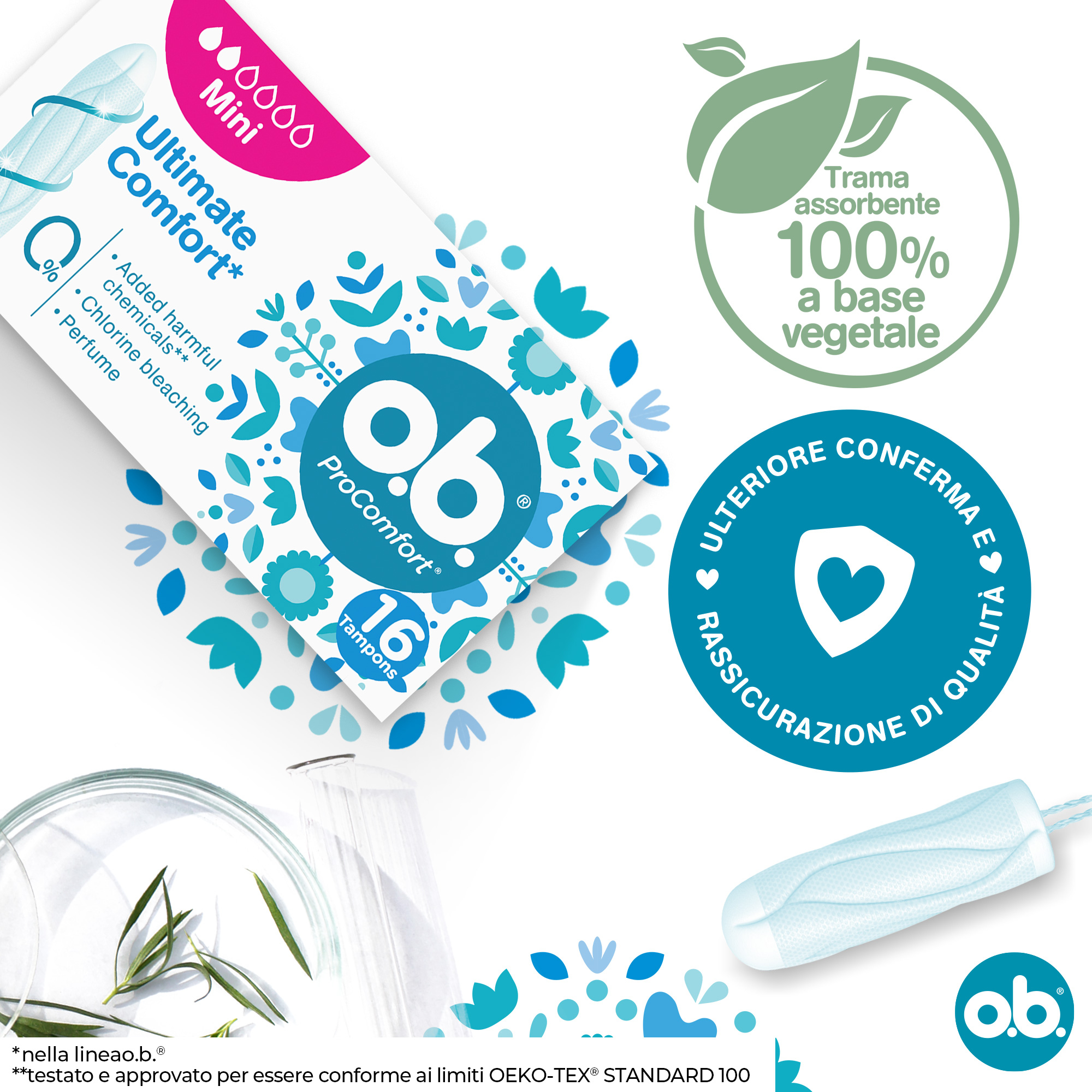 O.B. ProComfort Mini 16 Assorbenti Interni