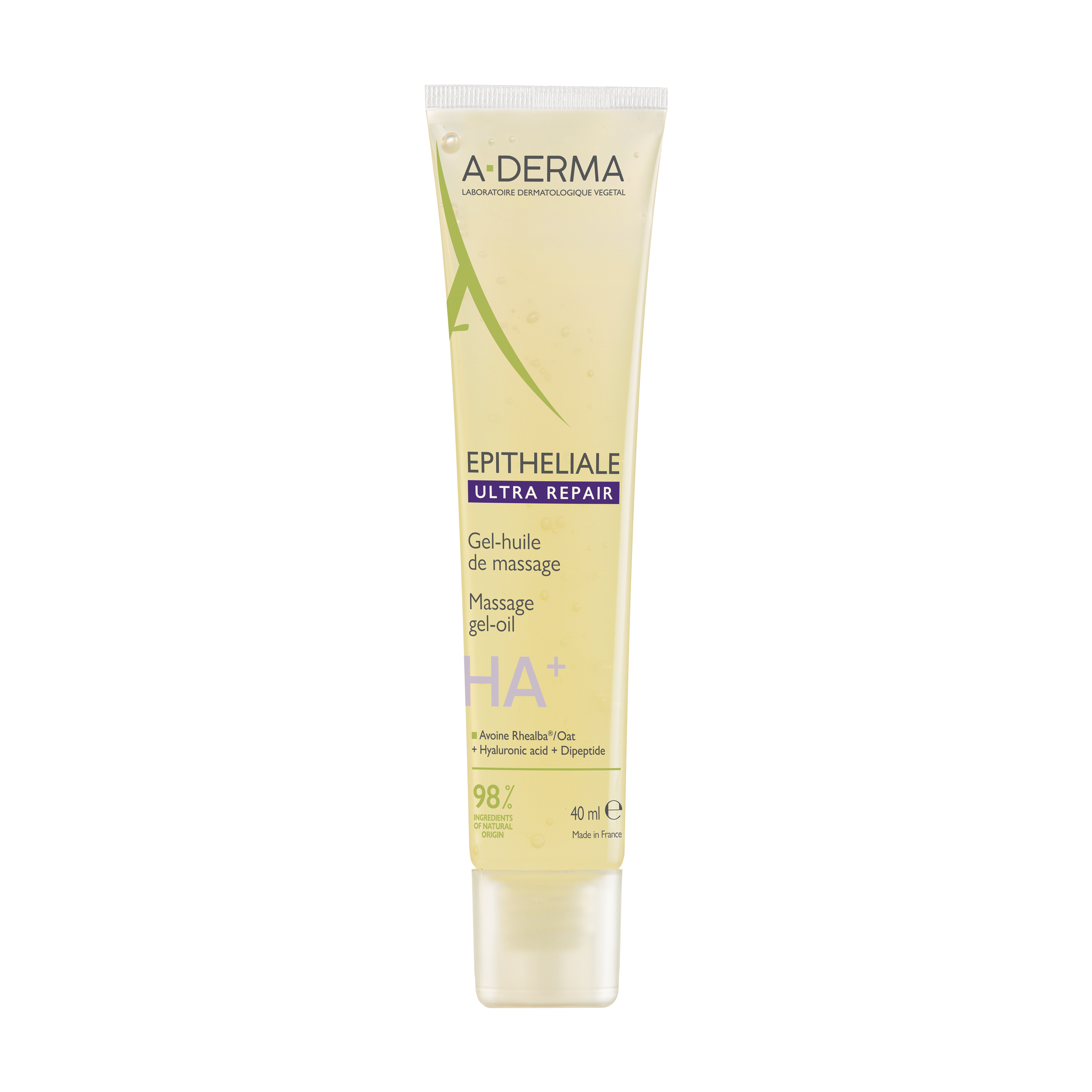 A-Derma Epitheliale Ultra Repair Gel-olio da massaggio, cicatrici e smagliature, 40ml