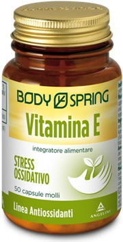 Body Spring Vitamina E Integratore Antiossidante 50 Capsule