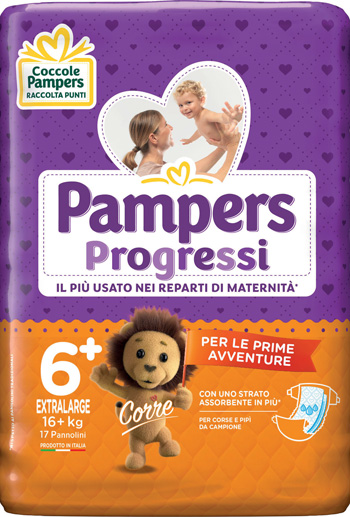 PAMPERS PROGRESSI XL 17PZ   0198