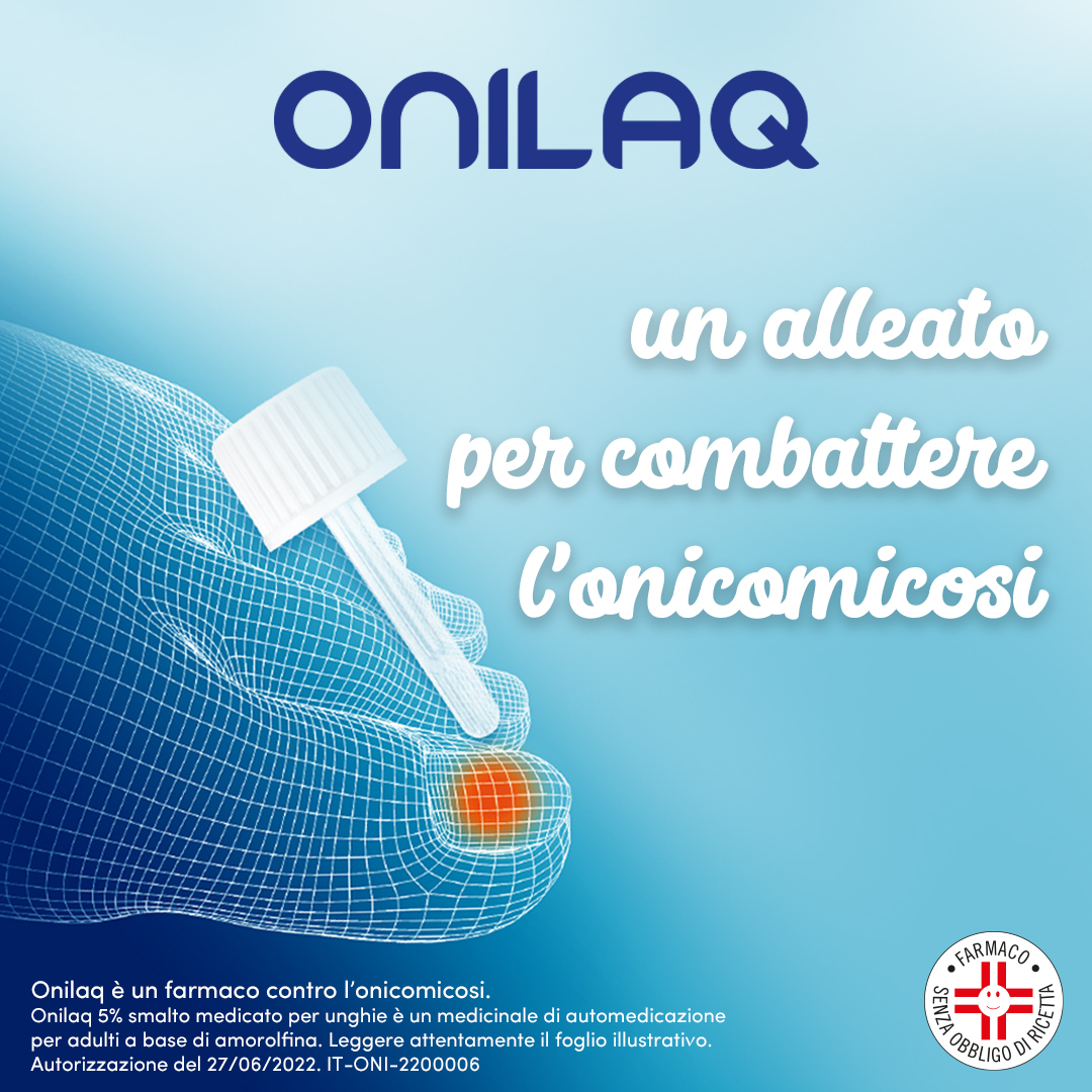 ONILAQ 5% Smalto contro la Micosi e Tappo Applicatore 2,5mL