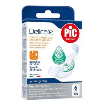 Pic Delicate Cerotto Dita Antibatterico 6 Pezzi