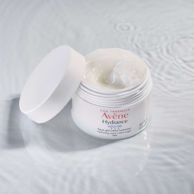 Eau Thermale Avène Hydrance Acqua-Gel Crema Idratante, idratazione Pelle secca, 50ml