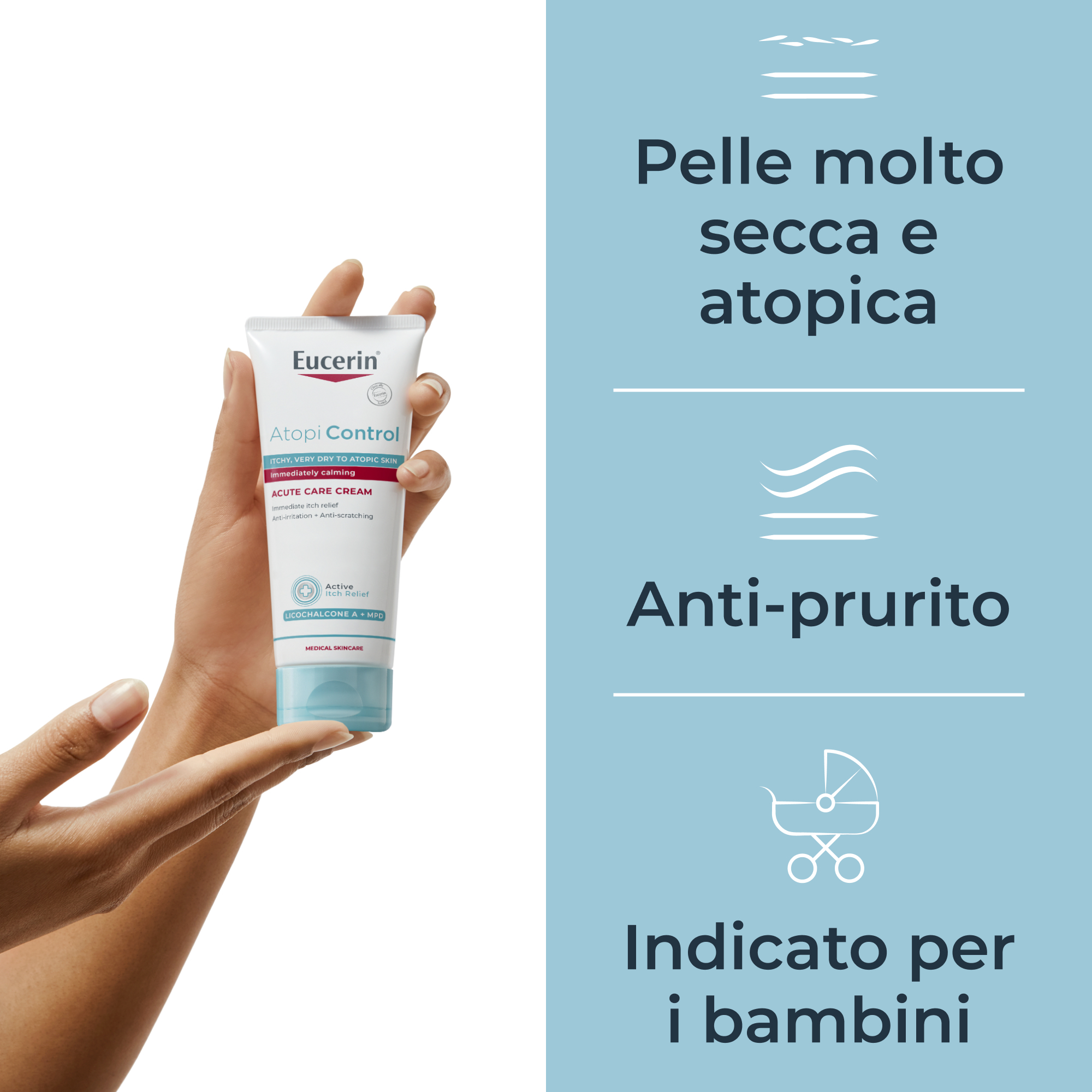 Eucerin AtopiControl Crema Fasi Acute 100ml
