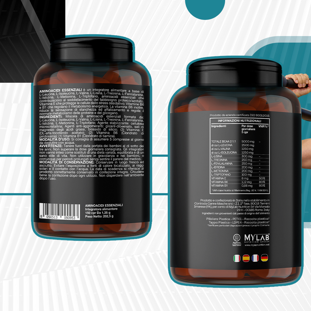 T-Rex Integratori Aminoacidi Essenziali 150 Compresse - Integratori Per Gli Sportivi