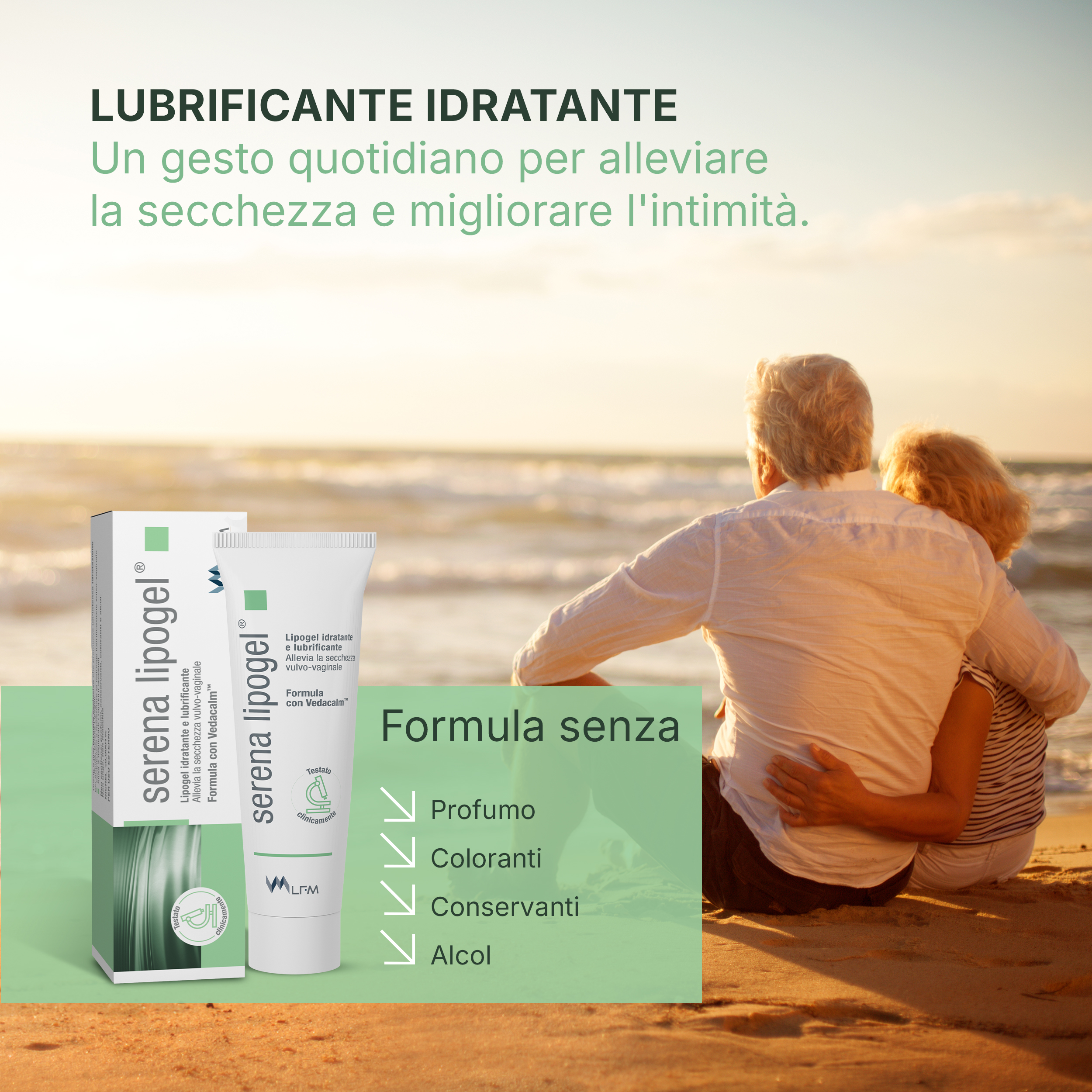 Serena Lipogel - Gel Lipofilo Lubrificante E Idratante 30 ml