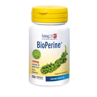 LongLife BioPerine 10 mg Integratore 100 Compresse
