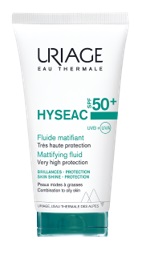 Uriage Hyséac - Fluido Solare SPF50+ Pelle Grassa o A Tendenza Acneica, 50ml