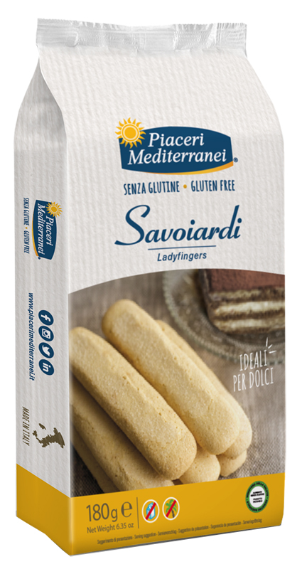 Piaceri Mediterranei Savoiardi Senza Glutine 180 g
