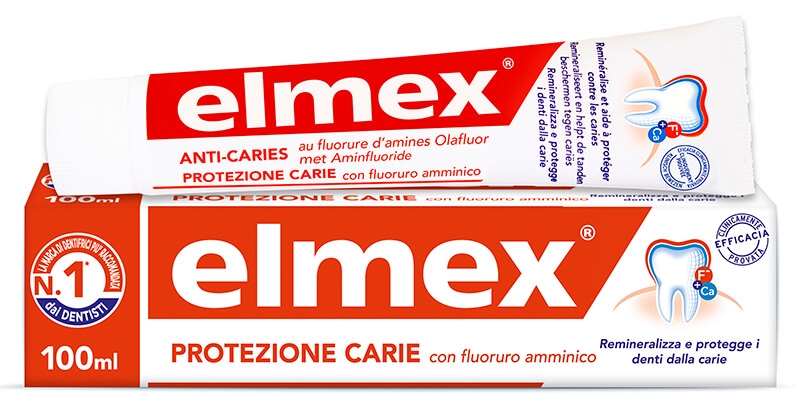 Elmex Protezione Carie Dentifricio Nuovo Formato 100 ml 