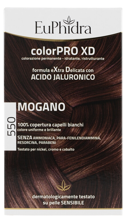 Euphidra ColorPRO XD 550 Mogano Tintura Extra Delicata