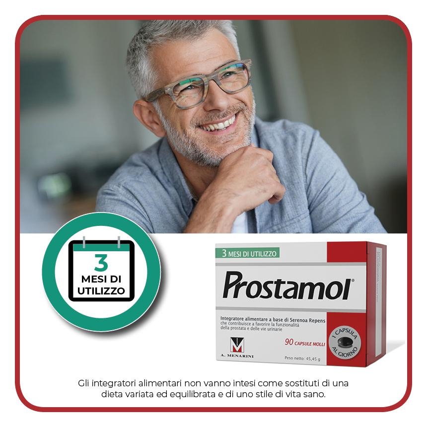 Prostamol Integratore Prostata e Vie Urinarie 90 Capsule Molli