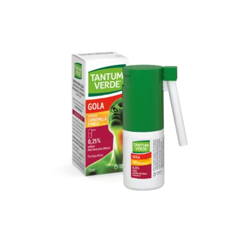 Tantum Verde Gusto Camomilla E Miele - Spray Per Il Mal Di Gola 15 ml